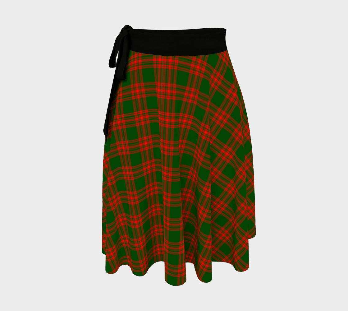 Scottish Tartan Scott Green Weathered Clans Women Short Badge Style main image 1