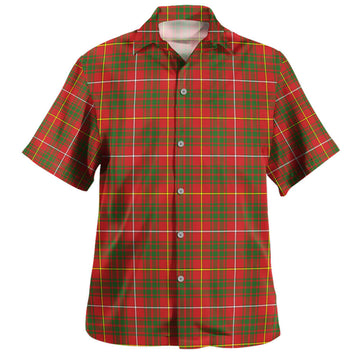 Scottish Bruce Modern Clan Badge Tartan Hawaiian Shirt