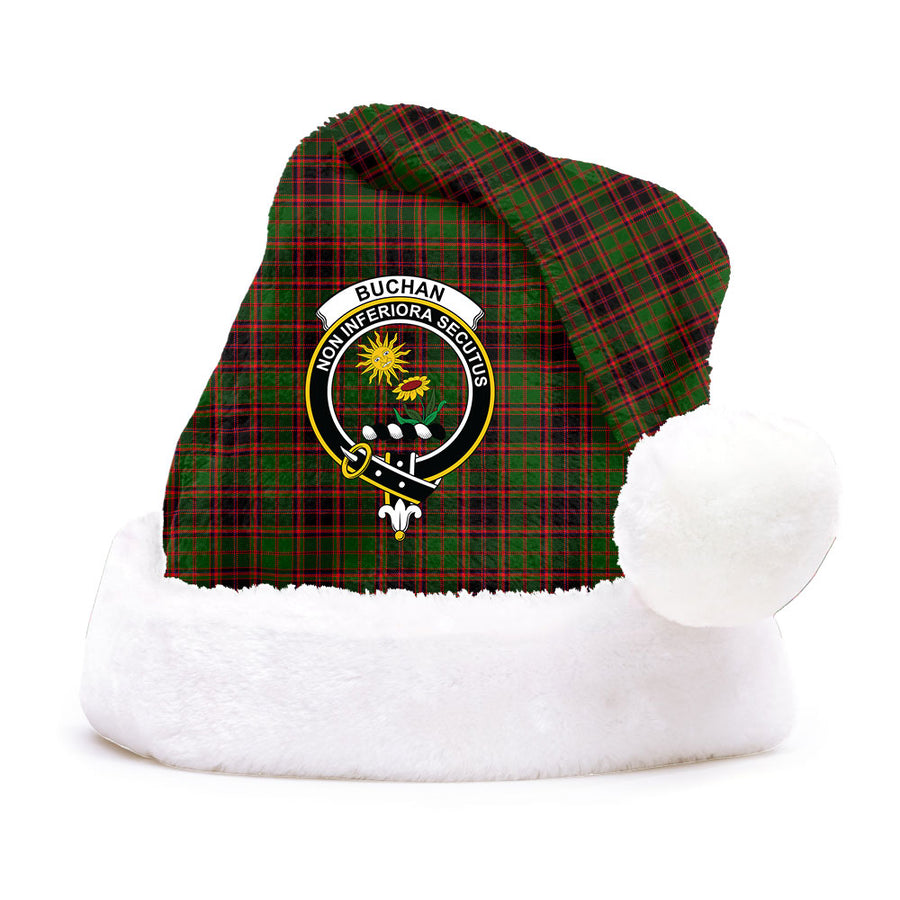Scottish Buchan Modern Clan Badge Tartan Plush Christmas Hat