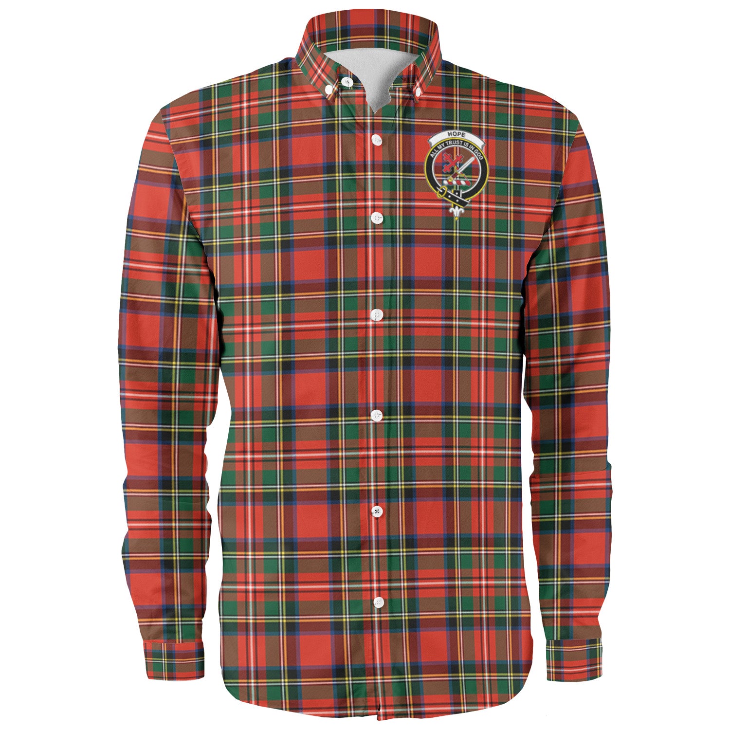 Scottish Tartan Bowie Ancient Clan Crewneck Sweatshirt Plaid Style main image 1