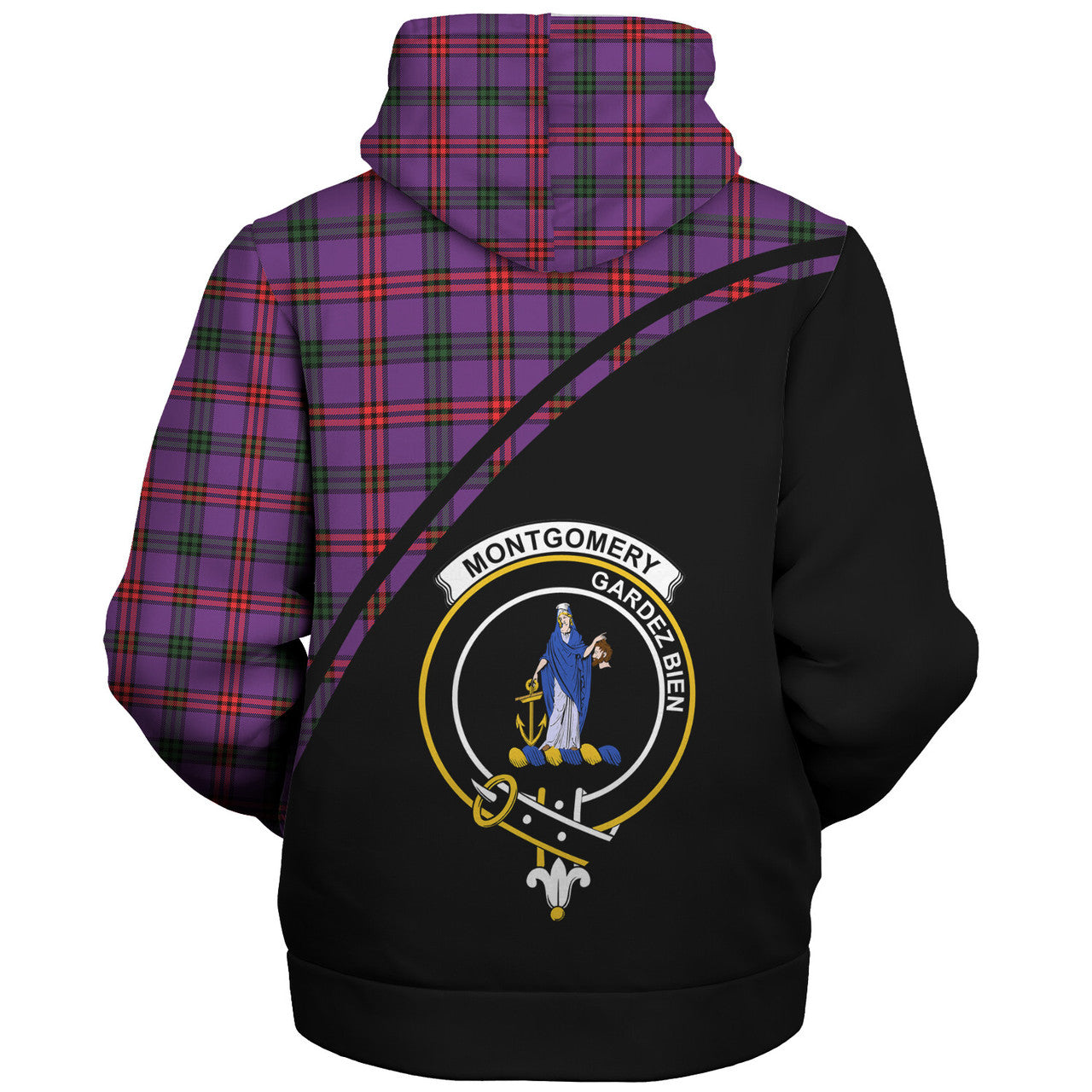 Montgomery Modern Tartan Crest T-shirt - Alba Celtic Style main image 1
