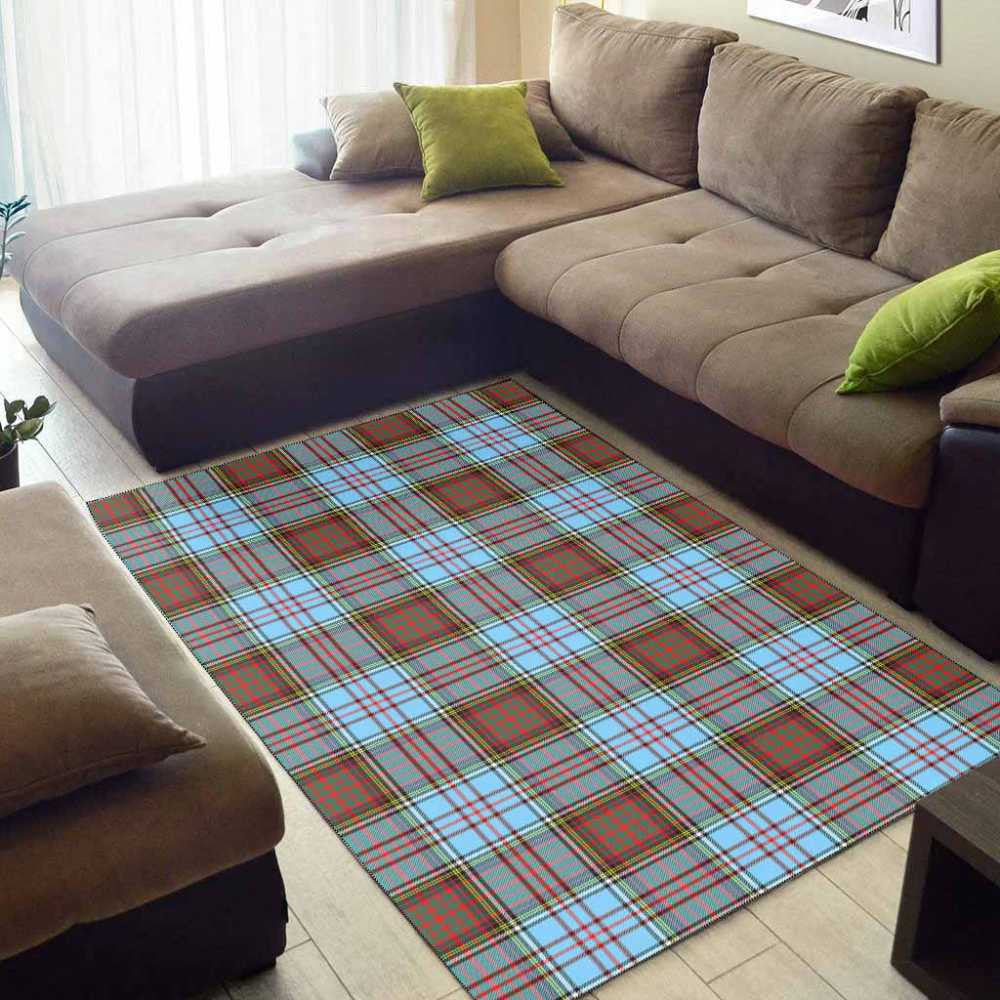 Mowat (Of Inglistoun) Tartan Crest Area Rug