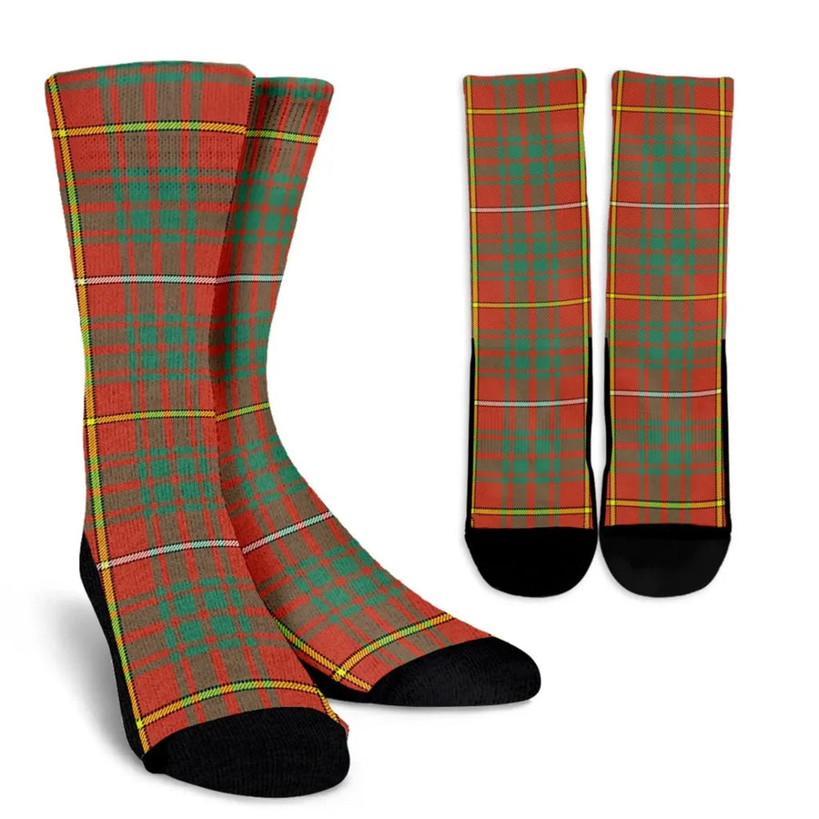 Scottish Bruce Ancient Tartan Crew Socks