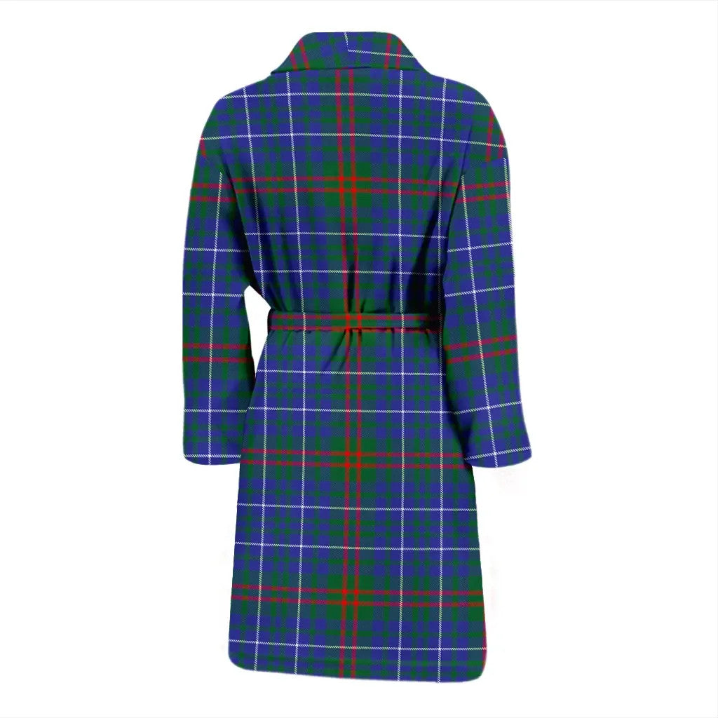 MacIver Modern Clan Bath Robe, Scottish Tartan MacIver Modern Clan Bath Robe Plaid Style