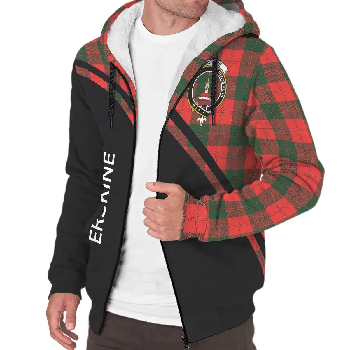 Erskine Modern Tartan Crest T-shirt - Alba Celtic Style main image 1