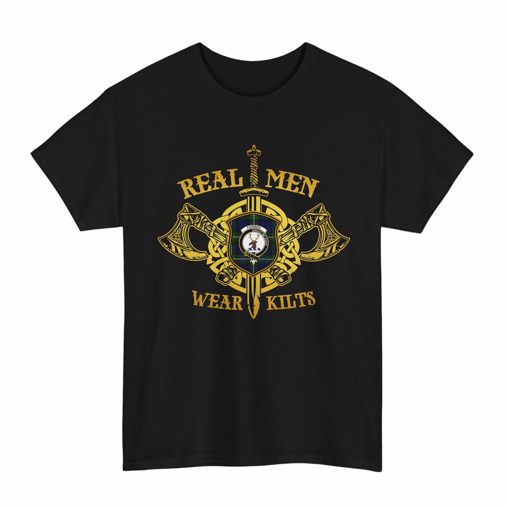Forbes Ancient Tartan Crest 2D T-shirt - Blood Runs Through My Veins Style