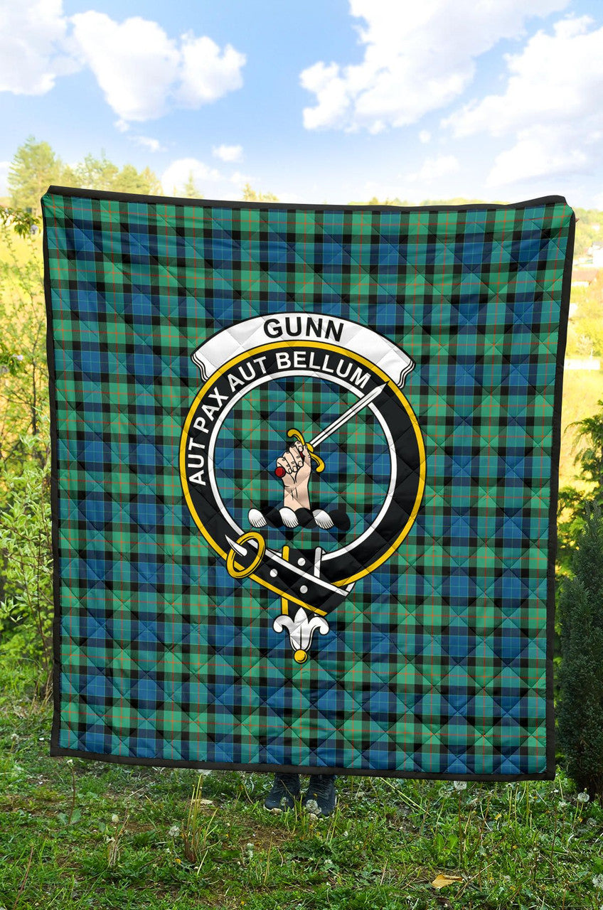 Scottish Gunn Ancient Clan Badge Tartan Quilt Tartanplaid co Tartan Scottish Gunn Ancient Clan Badge Tartan Quilt Tartanplaid co Tartan