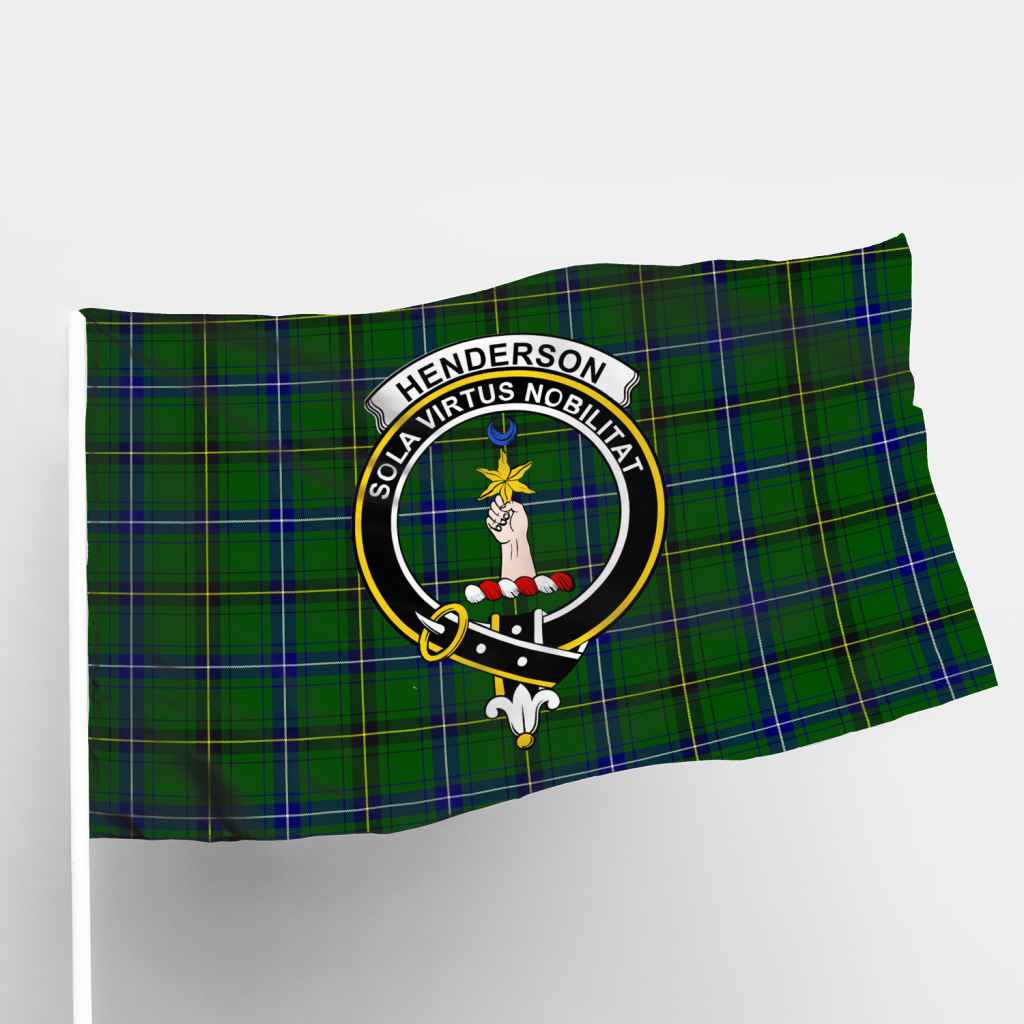 Henderson Modern Tartan Crest T-shirt - Alba Celtic Style main image 1
