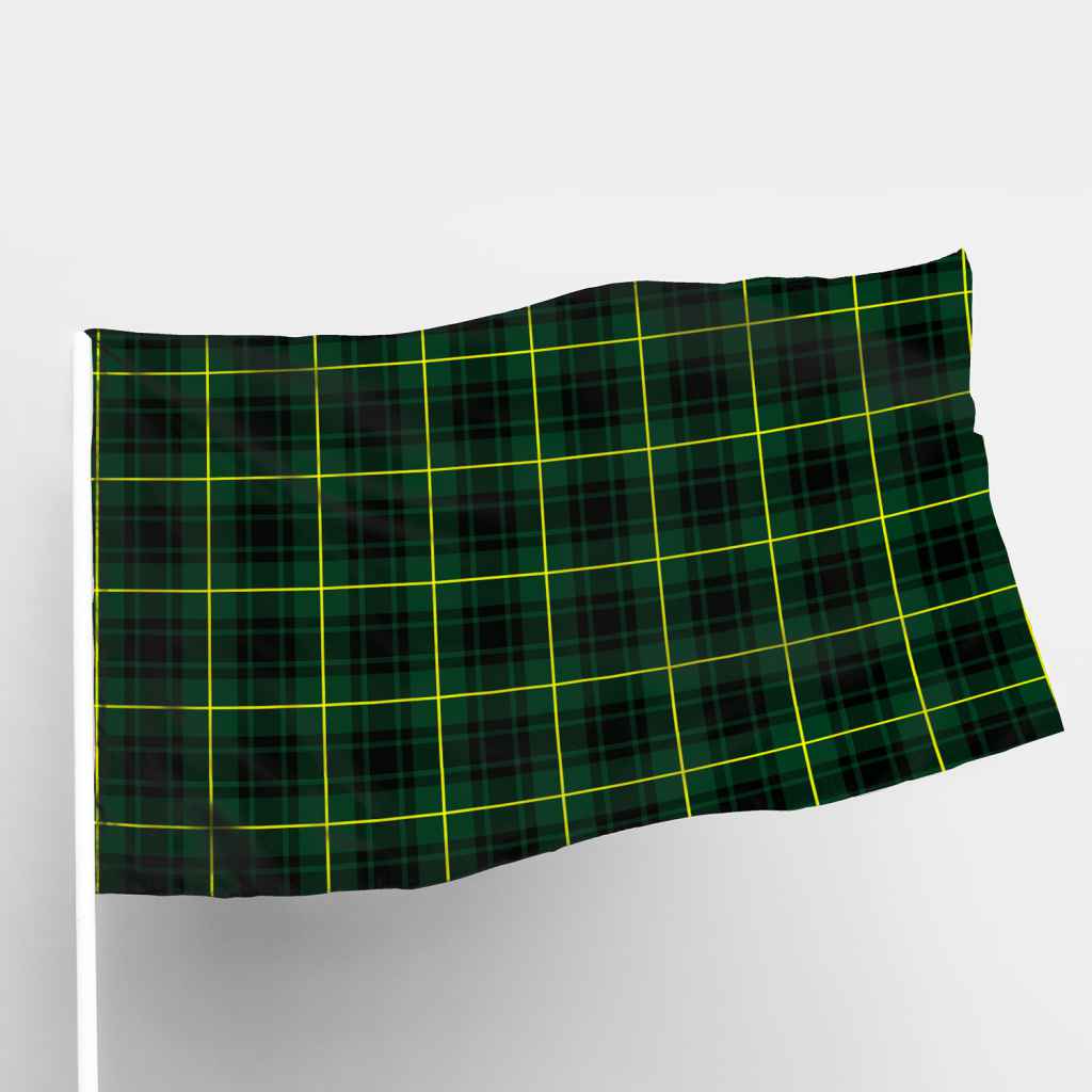 Murdoch Tartan Crest Black Garden Flag