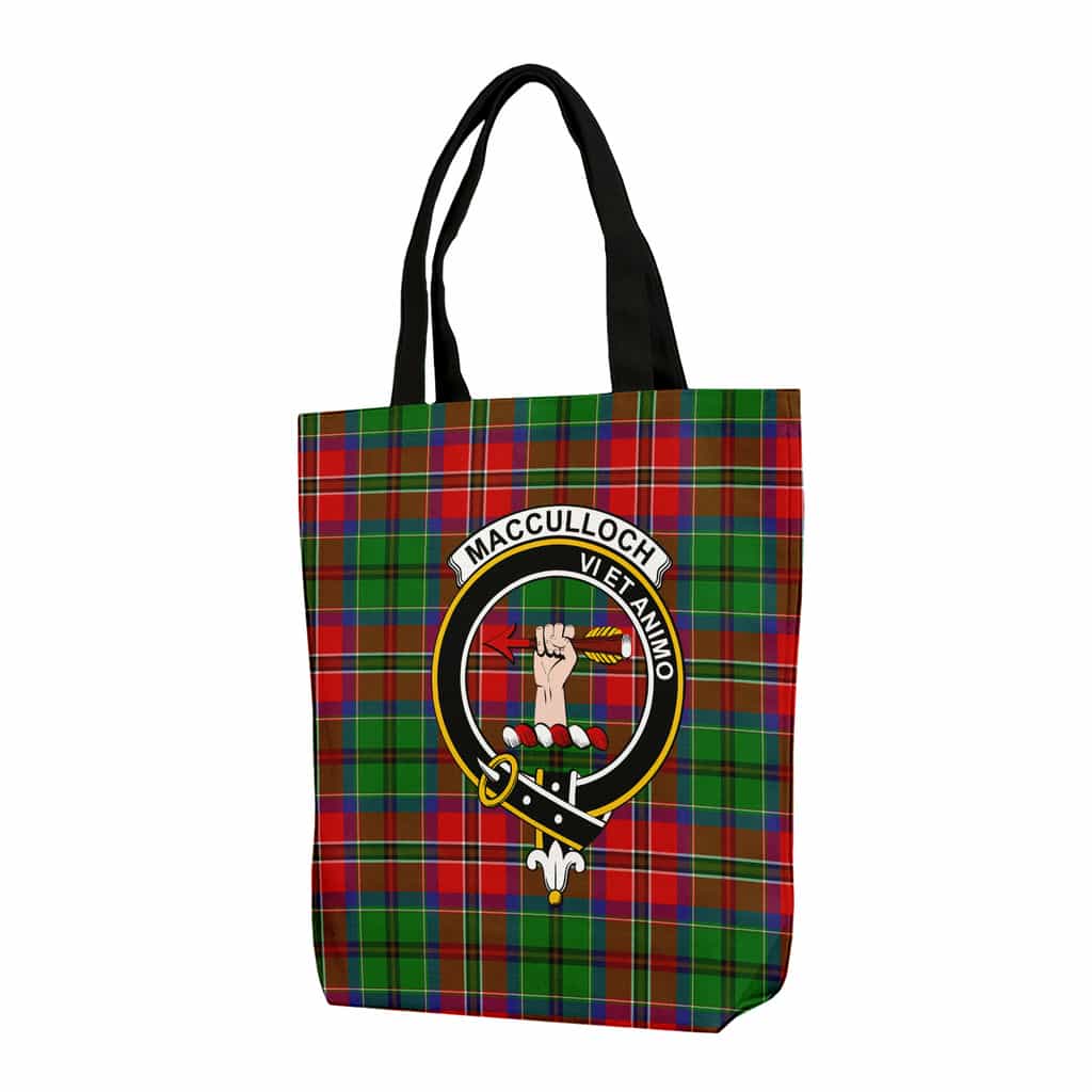 Scots Print Blanket - MacCulloch (McCulloch) Tartan Crest Blanket To My Wife Style, Gift From Scottish Husband