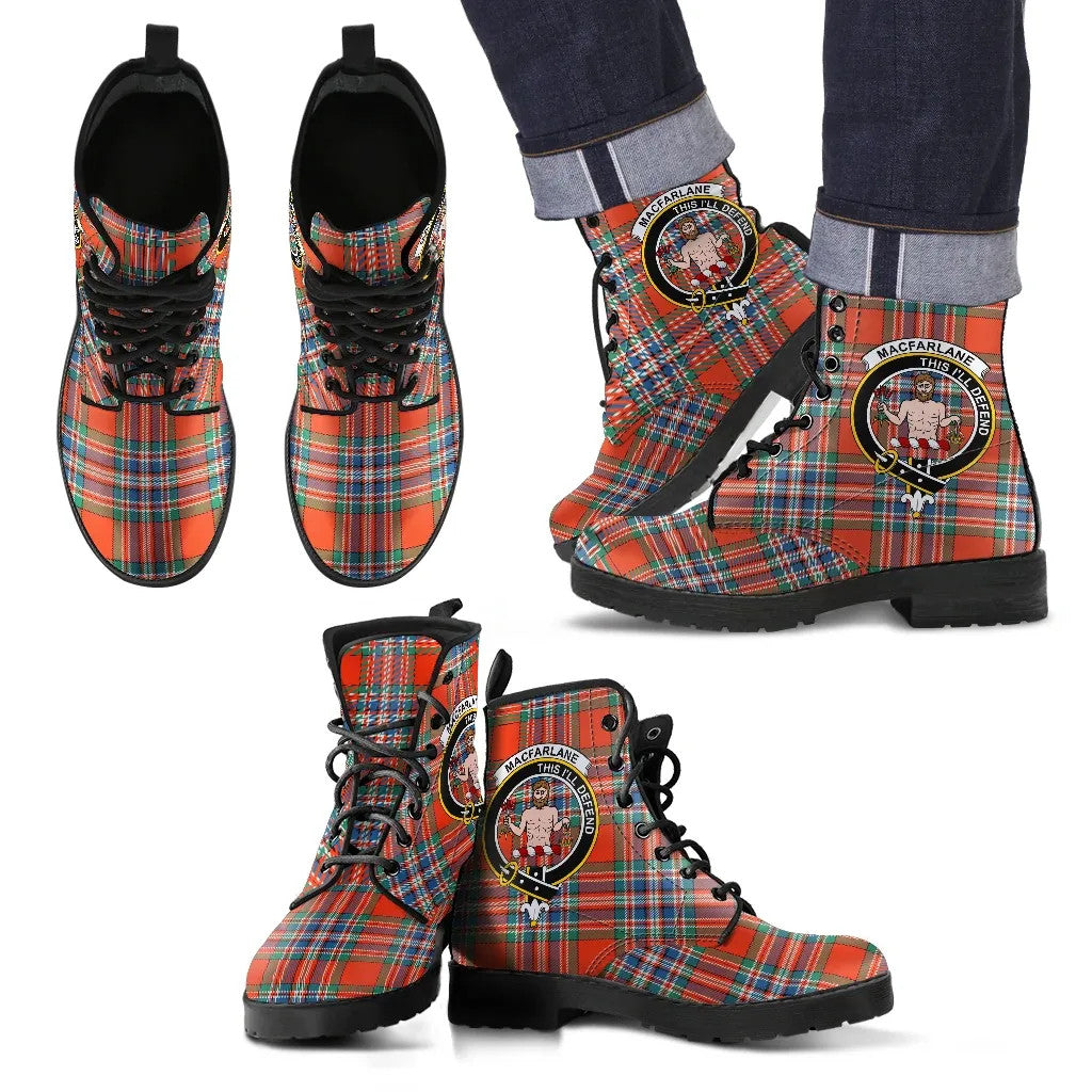 MacKinlay Ancient Tartan Plaid Martin Boot main image 1