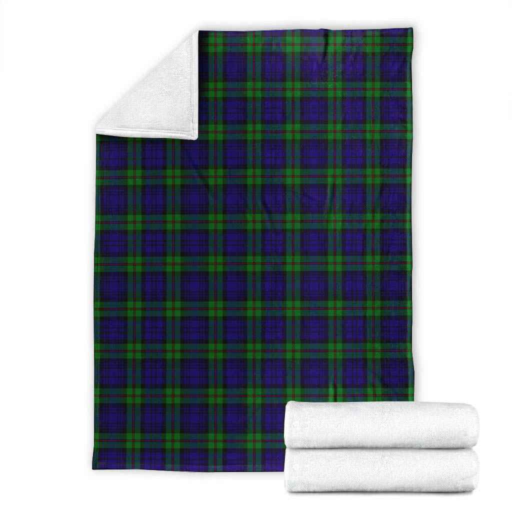 Mowat Modern Tartan Crest Premium Blanket - Celtic Stag style