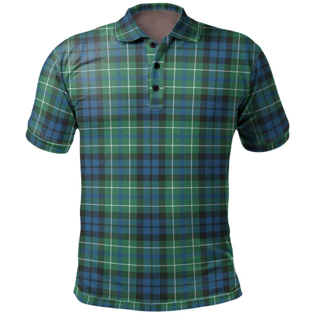 MacRae Hunting Ancient Tartan Polo Shirt - Royal Coat Of Arms Style main image 0