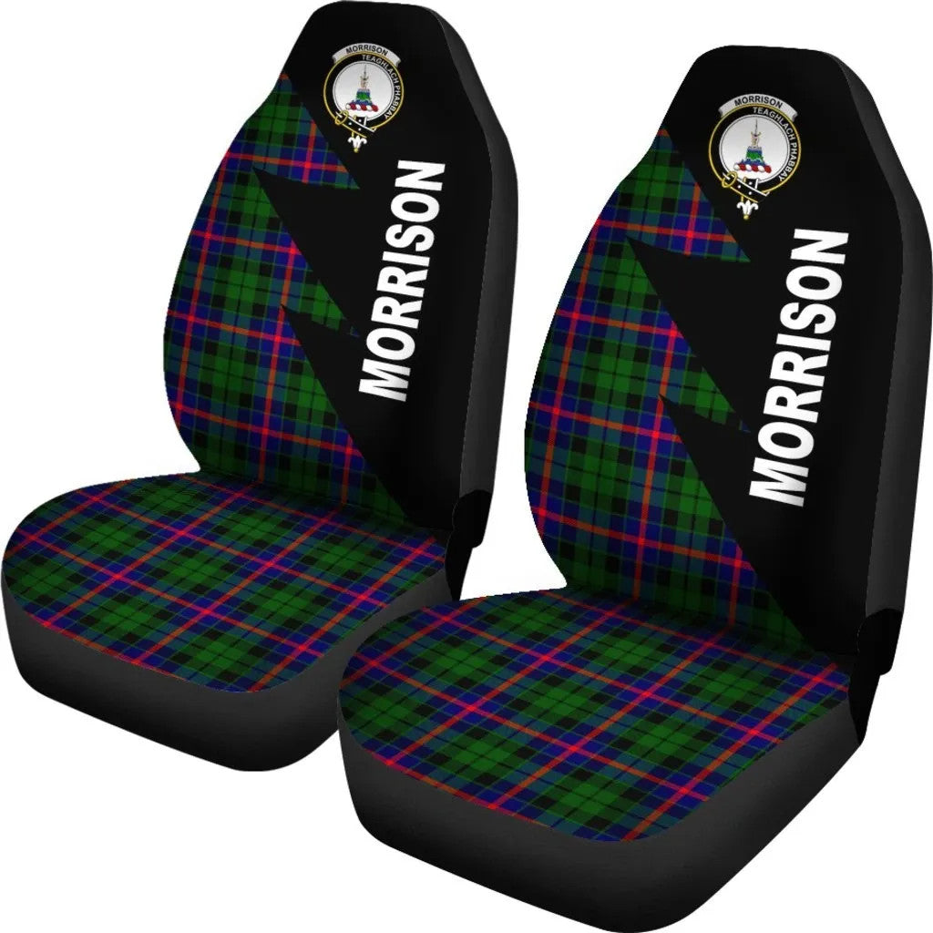Blue Plaid Tartan Scottish Pet Car Seat Cover main image 1
