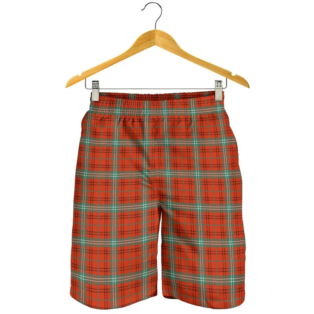 Morrison Red Ancient Tartan Gold Courage Symbol Blanket