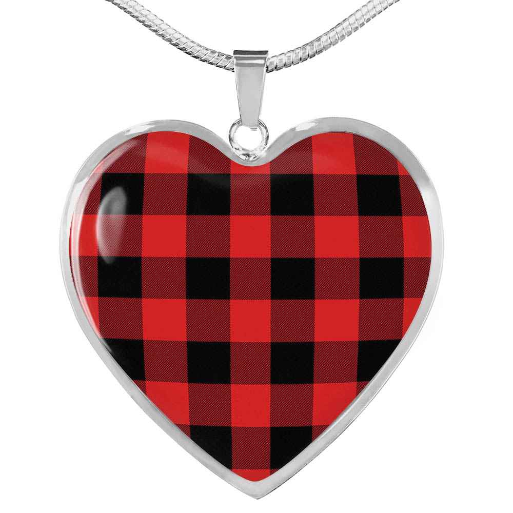 Scottish Tartan Harvey Weathered Clan Circle Necklace Classic Style