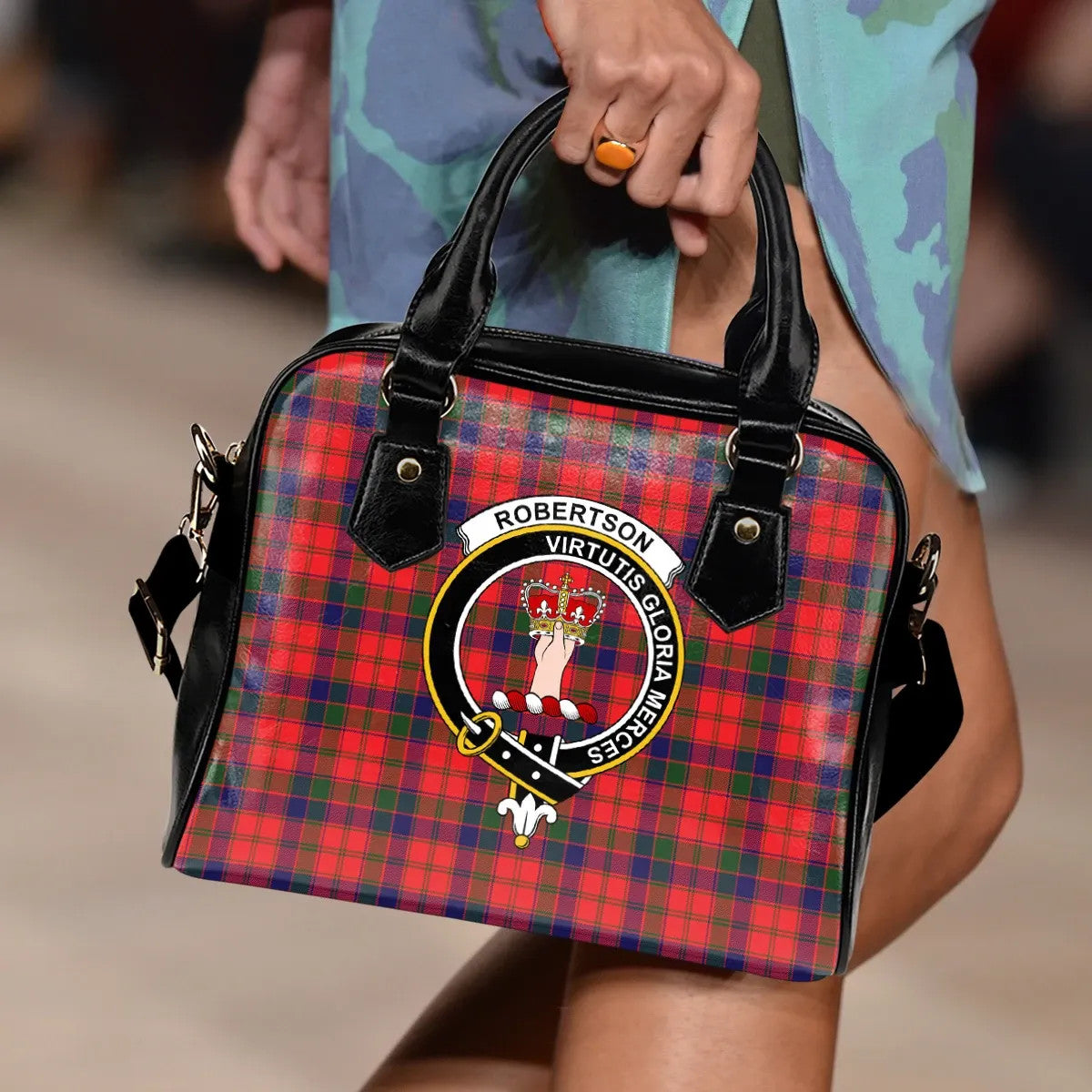 Robertson 03 Tartan Saddle Handbags main image 0