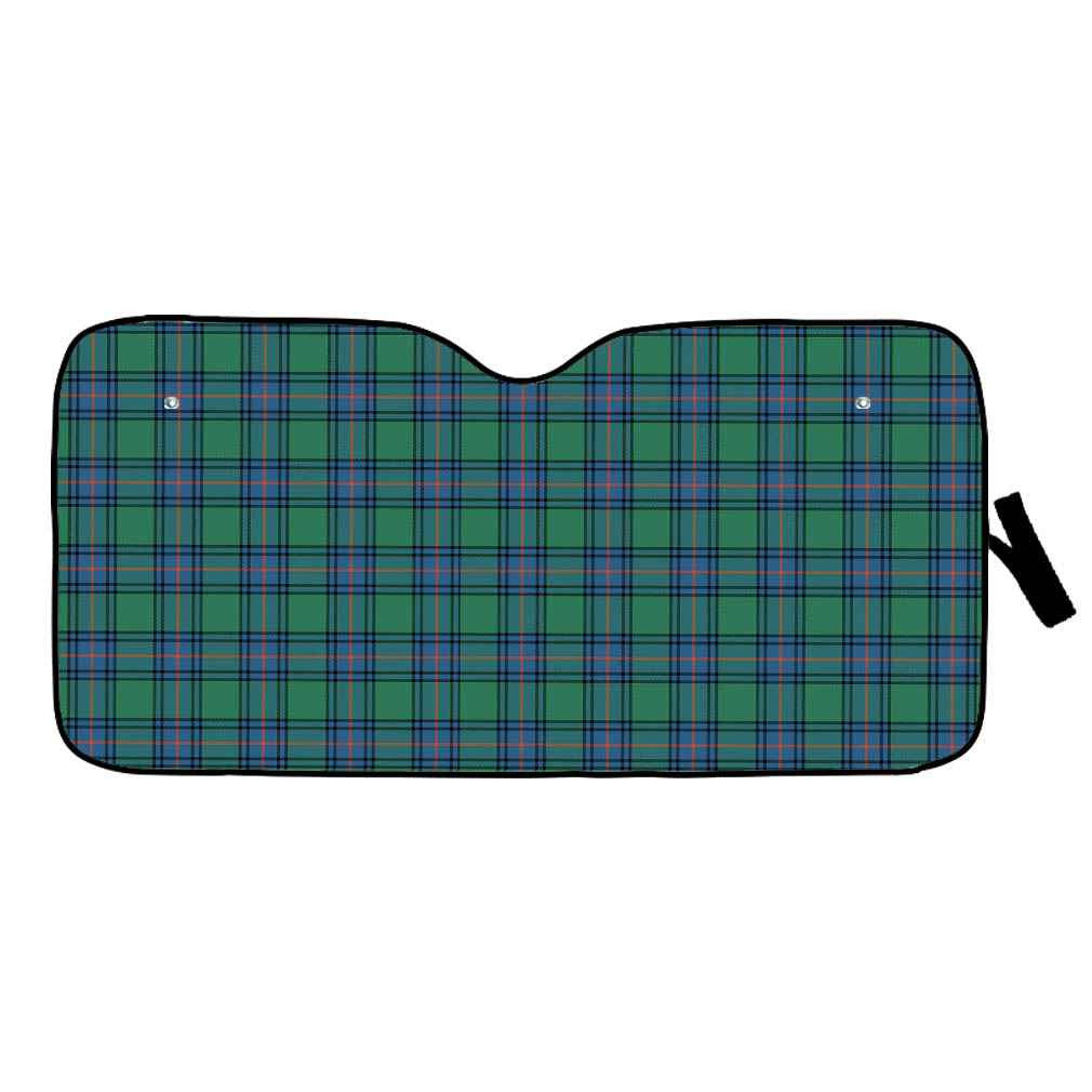 Scott Black White Modern Tartan Car Sun Shade - 2 Pieces main image 1