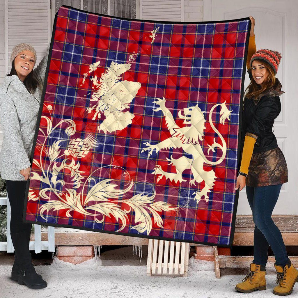 Wishart Hunting Modern Clan Bedding Set, Scottish Tartan Wishart Hunting Modern Clans Bedding Set main image 1
