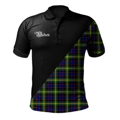 Scottish Graham of Montrose Modern Clan Crest Tartan Polo Shirt - Military Logo Front Side Tartan Plaid