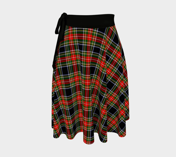 Scottish Stewart Black Clan Tartan Wrap Skirt Tartan Plaid 1