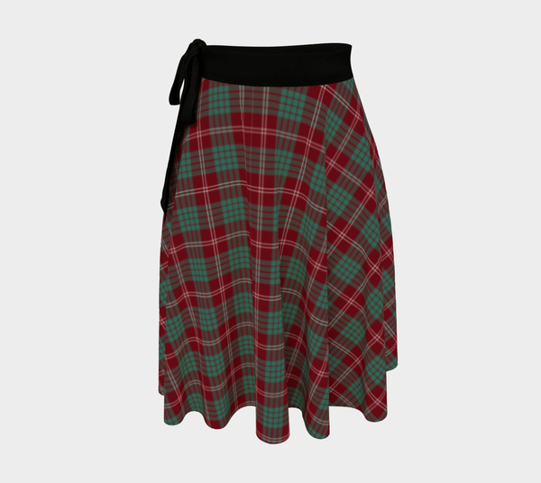 Scottish Crawford Modern Clan Tartan Wrap Skirt Tartan Plaid 1
