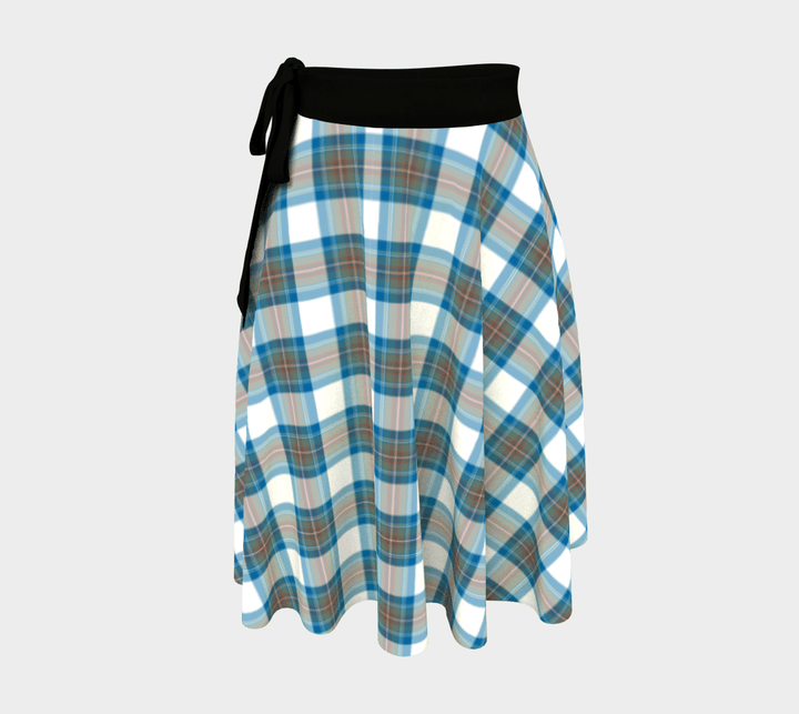 Scottish Stewart Muted Blue Clan Tartan Wrap Skirt Tartan Plaid 1