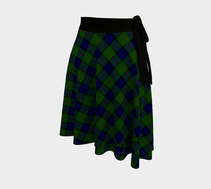 Scottish Dundas Modern Clan Tartan Wrap Skirt Tartan Plaid 2