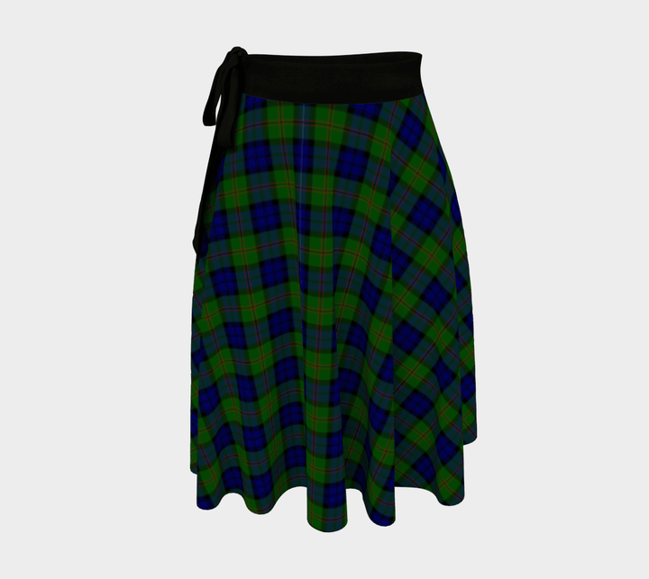Scottish Dundas Modern Clan Tartan Wrap Skirt Tartan Plaid 1