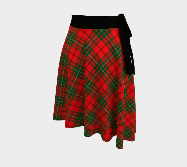 Scottish MacAulay Modern Clan Tartan Wrap Skirt Tartan Plaid 2