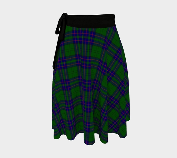 Scottish Lockhart Modern Clan Tartan Wrap Skirt Tartan Plaid 1