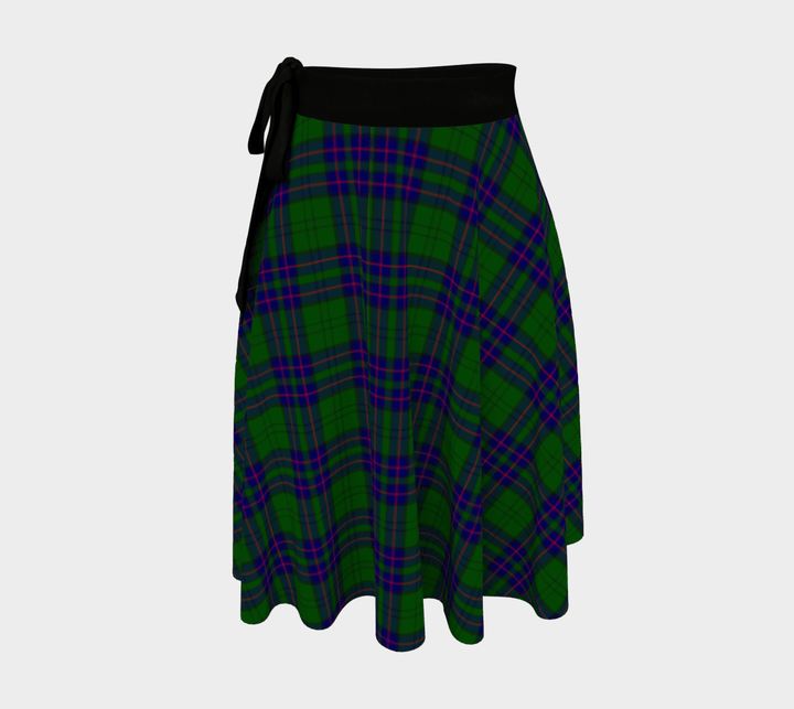 Scottish Lockhart Modern Clan Tartan Wrap Skirt Tartan Plaid 1