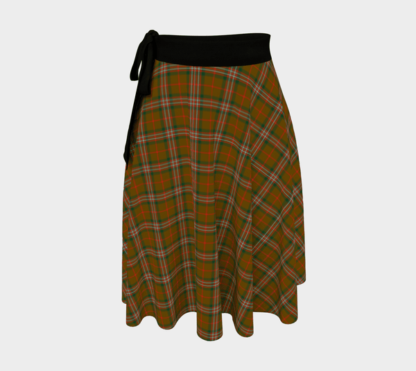 Scottish Scott Brown Modern Clan Tartan Wrap Skirt Tartan Plaid 1