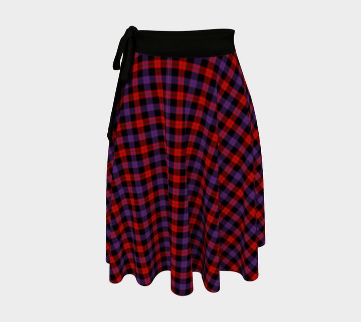 Scottish Brown Modern Clan Tartan Wrap Skirt Tartan Plaid 1