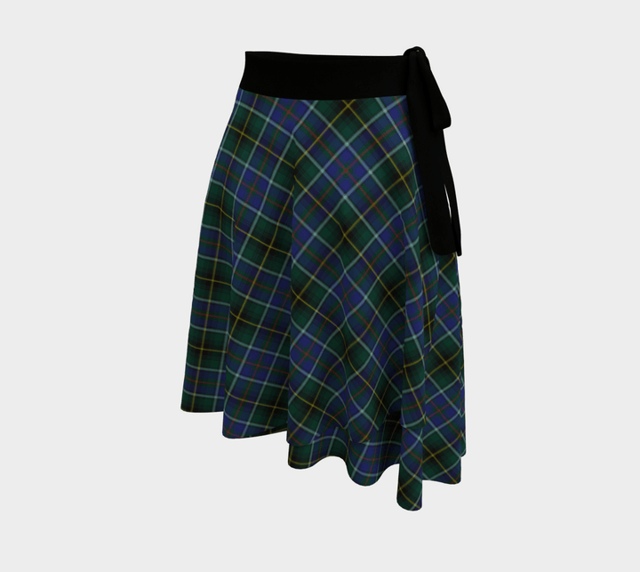Scottish MacInnes Modern Clan Tartan Wrap Skirt Tartan Plaid 2