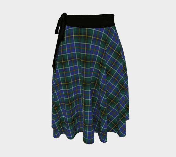 Scottish MacInnes Modern Clan Tartan Wrap Skirt Tartan Plaid 1
