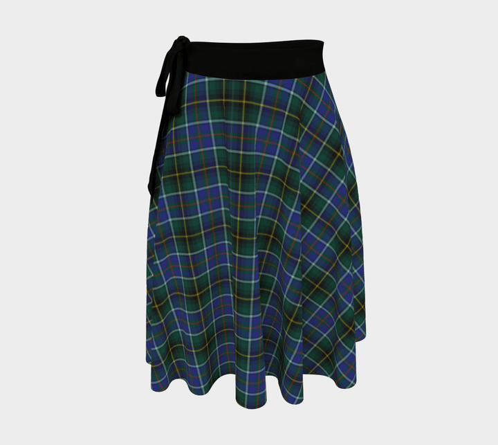 Scottish MacInnes Modern Clan Tartan Wrap Skirt Tartan Plaid 1