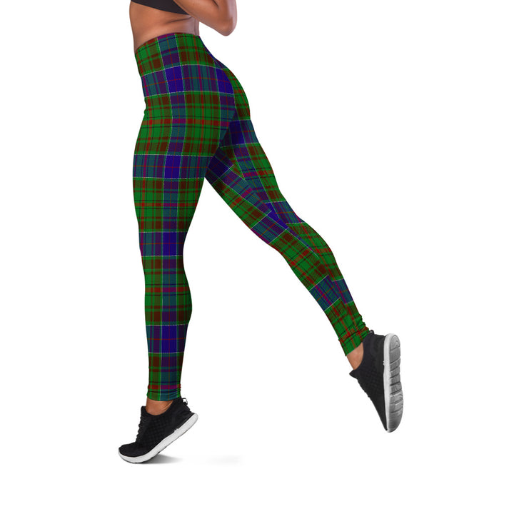 Scottish Adam Clan Tartan Women Leggings Tartan Plaid 5