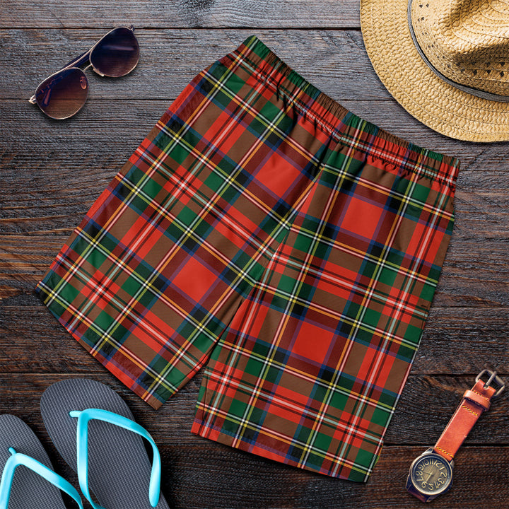 Scottish Stewart Royal Modern Clan Tartan Men's Shorts