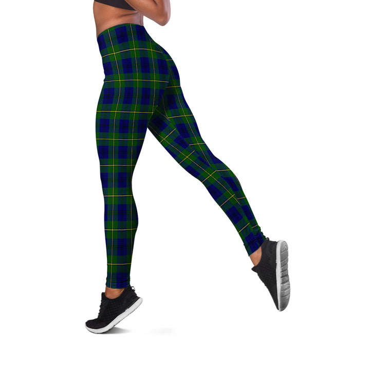 Scottish Johnston Modern Clan Tartan Women Leggings Tartan Plaid 4