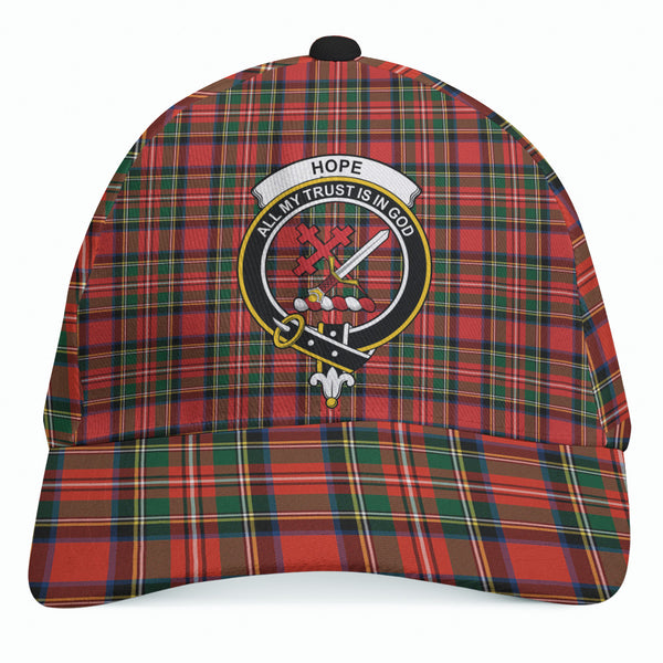 Scottish Stewart (High Stewards) Clan Crest Tartan Cap (Hope Custom)