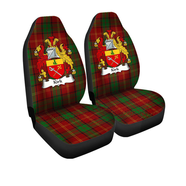 Scottish Kirk Clan Crest Tartan Car Seat Covers 1