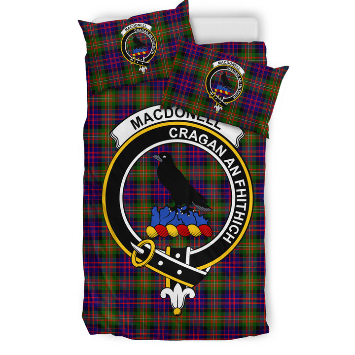 Scottish MacDonell of Glengarry Clan Crest Tartan Bedding Set Tartan Plaid 1