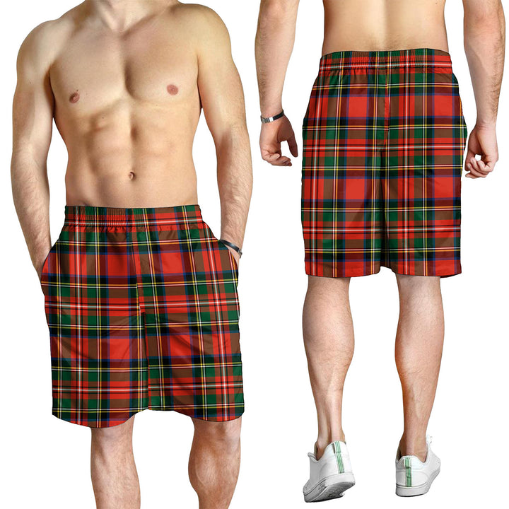 Scottish Stewart Royal Modern Clan Tartan Men's Shorts