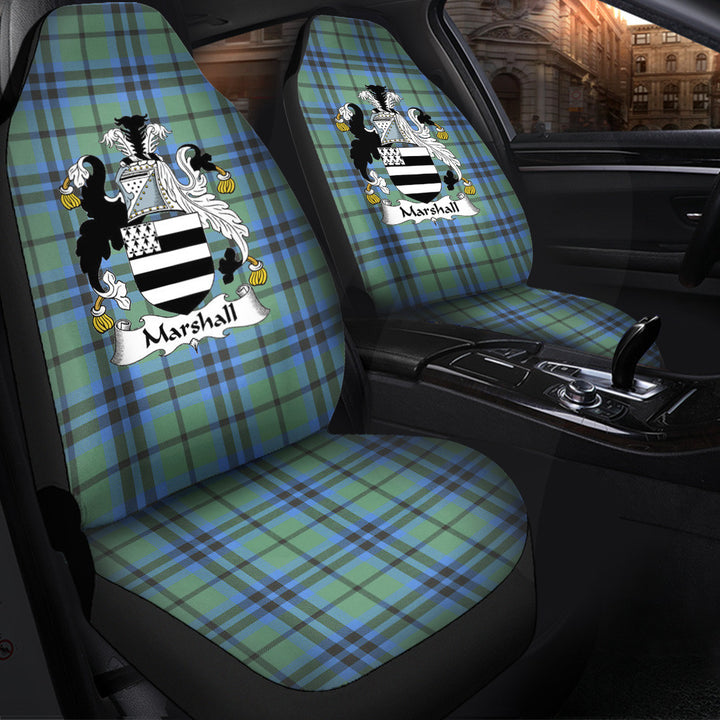 Scottish Marshall Clan Crest Tartan Car Seat Covers 4