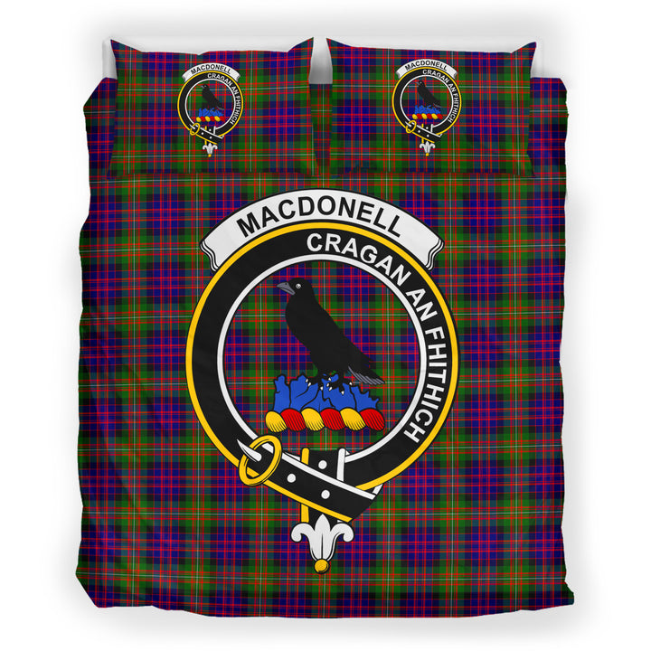 Scottish MacDonell of Glengarry Clan Crest Tartan Bedding Set Tartan Plaid 2