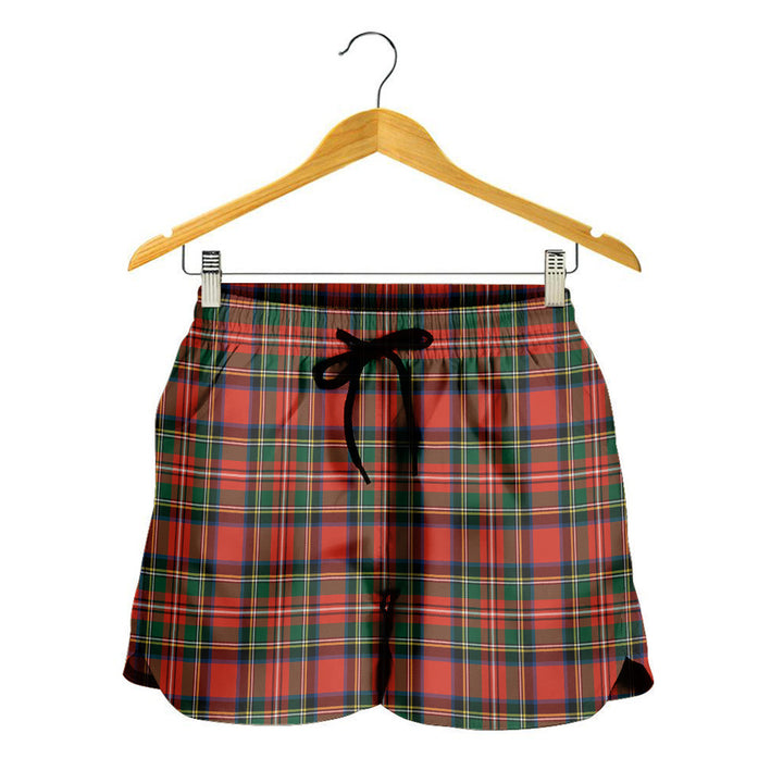 Scottish Stewart Royal Modern Clan Tartan Women Shorts