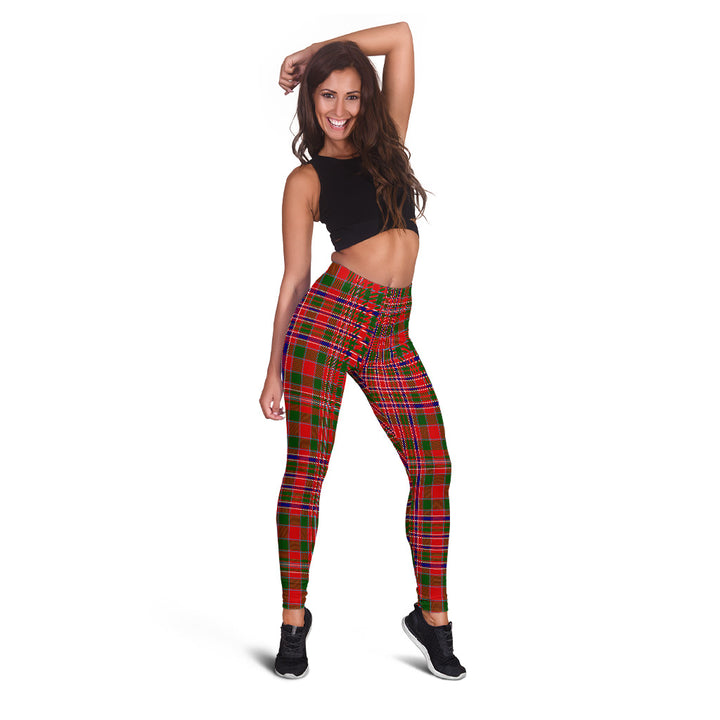 Scottish MacAlister Modern Clan Tartan Women Leggings Tartan Plaid 4