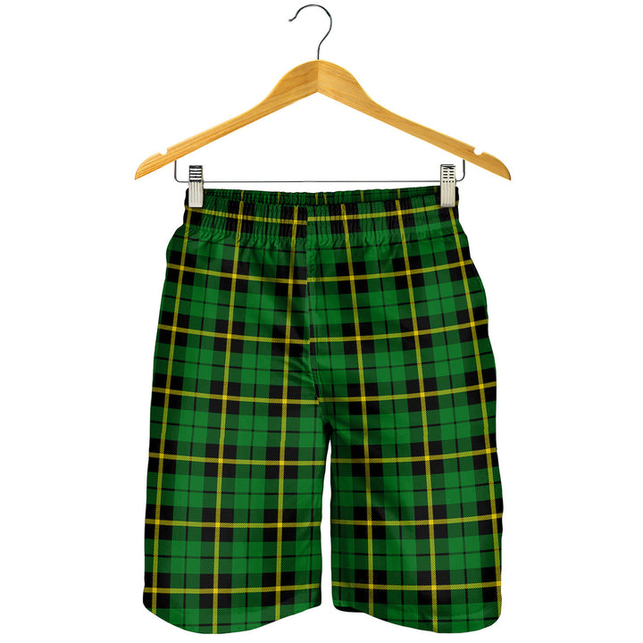 Scottish Wallace Hunting - Green Clan Tartan Men Shorts