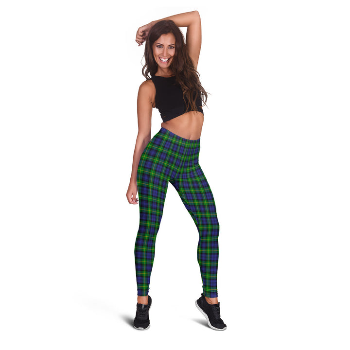 Scottish Gordon Modern Clan Tartan Women Leggings Tartan Plaid 2